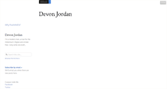 Desktop Screenshot of devonjordan.com
