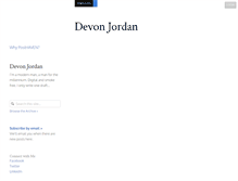 Tablet Screenshot of devonjordan.com